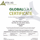 Global G.A.P Certificate